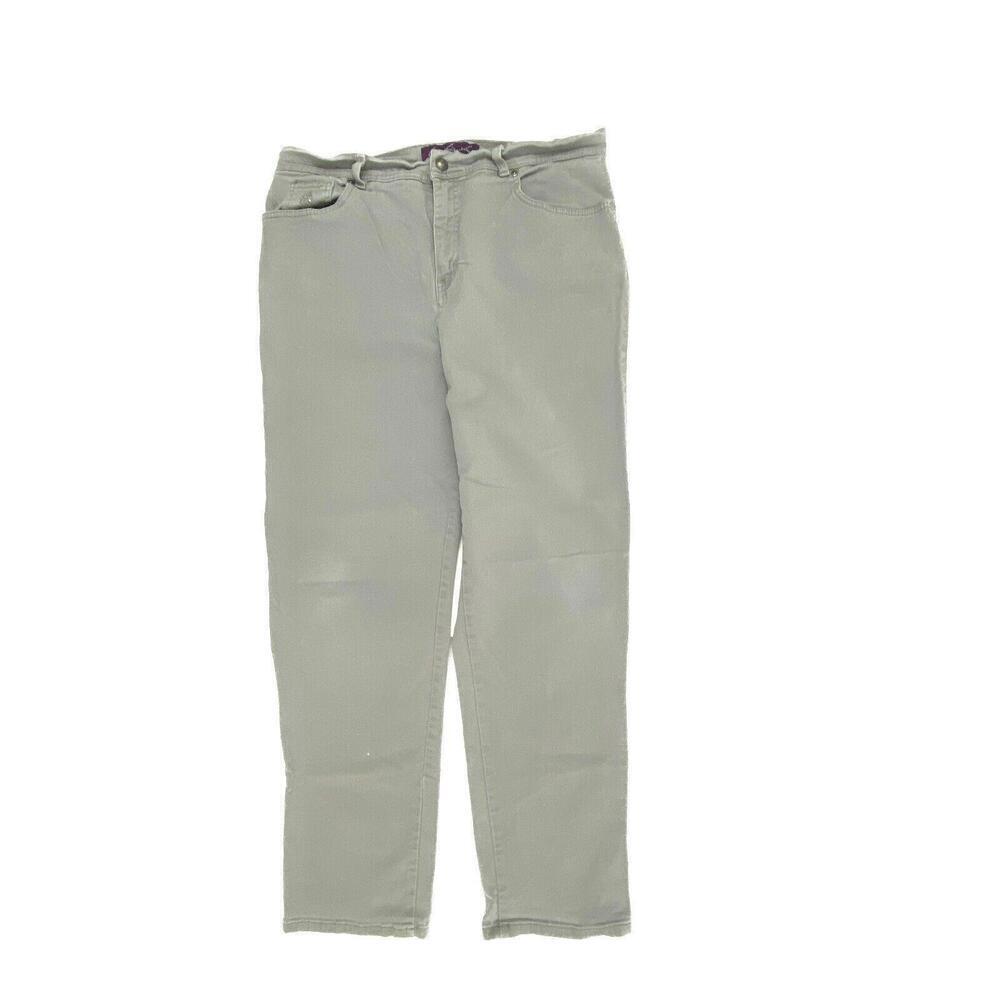 Gloria Vanderbilt Straight Leg Women's size 16‎ Gray Denim Jeans
